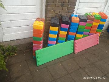 Set van 84 ESDA bouwstenen blokken XXL en 2 afdekplaten beschikbaar voor biedingen