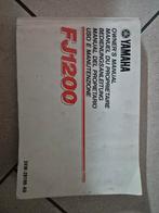Yamaha FJ1200 Instructieboekje - Zo Goed Als Nieuw, Motoren, Handleidingen en Instructieboekjes, Ophalen of Verzenden