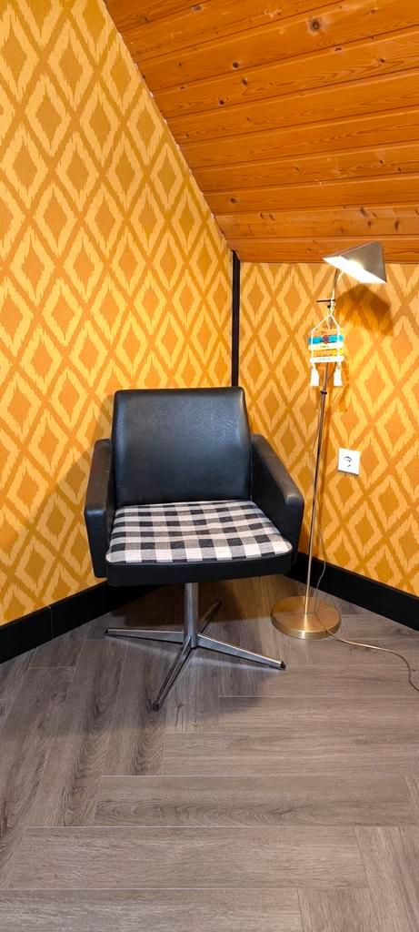 DDR draaistoel, jaren 60, 70, Huis en Inrichting, Fauteuils, Zo goed als nieuw, Stof, Ophalen