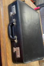 Vintage Claymore Koffer - Zwart, Gebruikt, Zwart, Leer, Ophalen