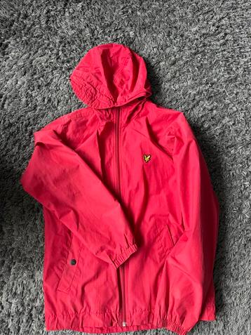 Lyle & Scott zomerjas rood heren maat S beschikbaar voor biedingen