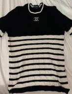 Chanel topje korte mouwen authentiek, Kleding | Dames, Tops, Ophalen of Verzenden, Zo goed als nieuw, Zwart, Korte mouw