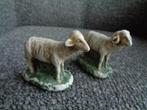 2 vintage stenen schaapjes, Diversen, Kerst, Ophalen of Verzenden