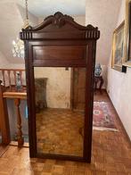 Antieke spiegel massief eiken, 50 tot 100 cm, 150 tot 200 cm, Rechthoekig, Ophalen