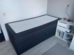 Boxspring Jysk gold C50 met opbergruimte 90x200, Huis en Inrichting, Slaapkamer | Boxsprings, Ophalen, Zo goed als nieuw, Eenpersoons