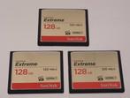 CF Compact flash 128gb Sandisk Extreme 120 mb/s, Sandisk Extreme, Ophalen of Verzenden, Zo goed als nieuw, Compact Flash (CF)