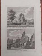 68-69 / Spaarnewouder Poort te Haarlem Gravure J. Bulthuis, Ophalen of Verzenden