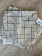 Kussenhoes ruit, Huis en Inrichting, Woonaccessoires | Kussens, Ophalen of Verzenden, Nieuw, Beige, Vierkant