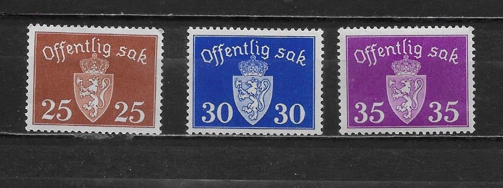 Noorwegen 1937 postfris plakker, Postzegels en Munten, Postzegels | Europa | Scandinavië, Verzenden, Noorwegen, Postfris