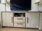 Acaciahouten dressoir 200x85x45 centimeter, Verzenden, Zo goed als nieuw, 25 tot 50 cm