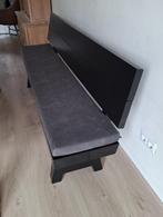 Eetkamerbank van hout, Huis en Inrichting, Stoelen, Ophalen, Gebruikt, Zwart, Eén