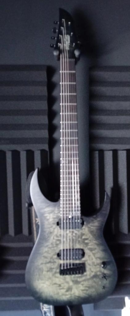 Schecter KM7 standard iii, Muziek en Instrumenten, Snaarinstrumenten | Gitaren | Elektrisch, Zo goed als nieuw, Solid body, Overige merken