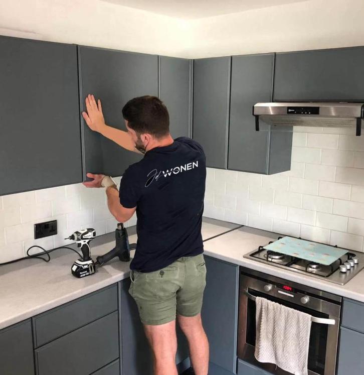 GEZOCHT! Keuken wrapper, Huis en Inrichting, Keuken | Complete keukens, Ophalen