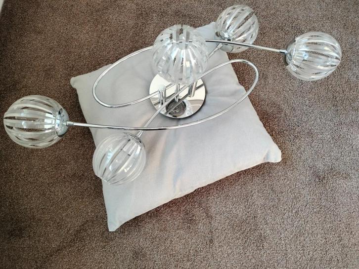 Moderne plafondlamp, Huis en Inrichting, Lampen | Plafondlampen, Zo goed als nieuw, Ophalen of Verzenden