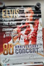 Poster Elvis  80 anniversary concert  ben thompson, Ophalen of Verzenden, Zo goed als nieuw