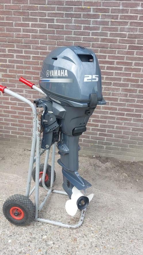 Yamaha 25 pk Viertakt EFI Langstaart Afstb. Trim ZGAN 2018, Watersport en Boten, Buiten- en Binnenboordmotoren, Zo goed als nieuw