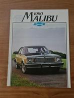 Chevrolet Malibu 1980 folder, Boeken, Auto's | Folders en Tijdschriften, Chevrolet, Zo goed als nieuw, Verzenden