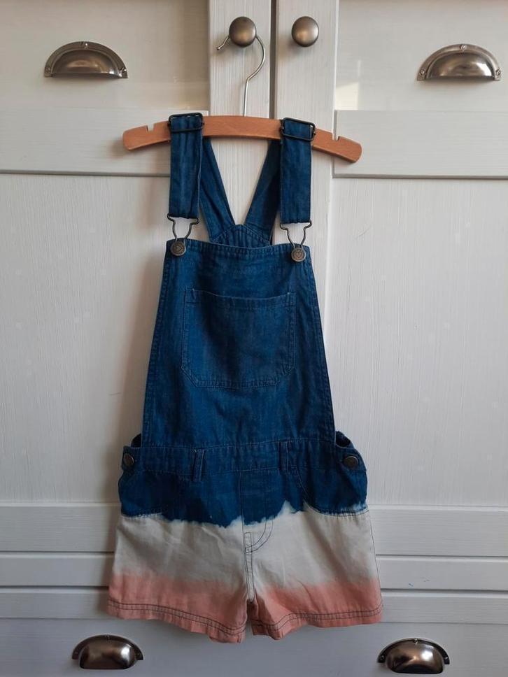 Leuke Grappige Zomer Tuinbroek Maat 128, Kinderen en Baby's, Kinderkleding | Maat 128, Zo goed als nieuw, Meisje, Ophalen of Verzenden