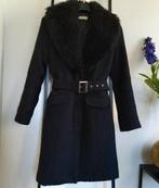 Mantel jas zwart 75% wol maat 38/ 40, Kleding | Dames, Ophalen of Verzenden, Zo goed als nieuw, Maat 38/40 (M), Zwart