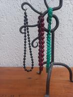 Vintage halskettingen. Ketting. Kunststof. Retro, Sieraden, Tassen en Uiterlijk, Kettingen, Ophalen of Verzenden, Zo goed als nieuw