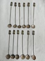 Vintage Wajang Theelepeltjes - 12 Stuks, Antiek en Kunst, Ophalen of Verzenden