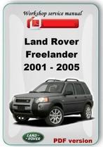 Land Rover Freelander Workshop manual op DVD in PDF formaat, Verzenden