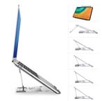 Verstelbare laptopstandaard aluminium, Verzenden, Nieuw