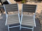 Tuinstoelen, 4 stuks, inklapbaar, Tuin en Terras, Tuinstoelen, Ophalen, Zo goed als nieuw, Hout, Inklapbaar