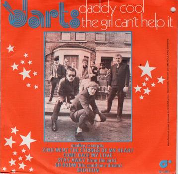 DARTS  -  Daddy Cool / The girl can't help it beschikbaar voor biedingen