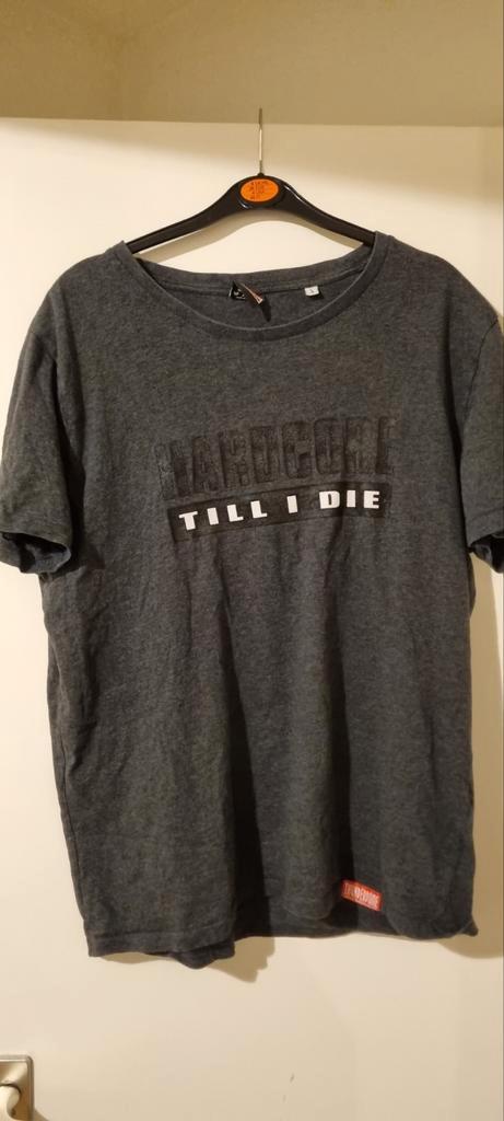 Thunderdome till I die shirt maat L, Kleding | Heren, T-shirts, Zo goed als nieuw, Maat 52/54 (L), Zwart, Ophalen of Verzenden