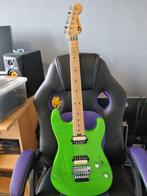 Charvel SD1 Pro Mod San Dimas 2H Floyd Rose Slime Green, Muziek en Instrumenten, Ophalen of Verzenden, Zo goed als nieuw, Solid body