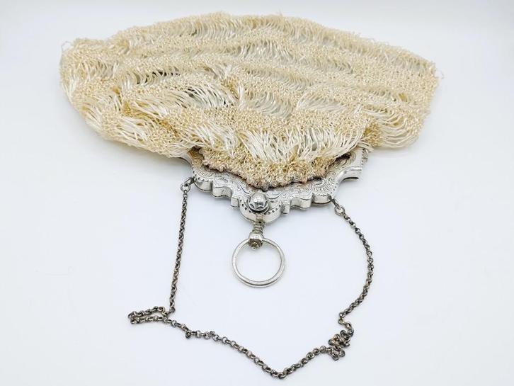 Zilveren tasbeugel, H. van Geelen, Schoonhoven, 1768, Antiek en Kunst, Antiek | Goud en Zilver, Zilver, Verzenden