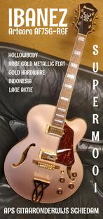 NIEUWE IBANEZ ARTCORE AF75G-RGF ROSE GOLD METALLIC FLAT, Muziek en Instrumenten, Snaarinstrumenten | Gitaren | Elektrisch, Ophalen of Verzenden