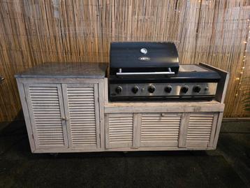 Boretti Black Mezzo Top Gasbarbecue Buitenkeuken beschikbaar voor biedingen
