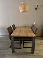 Complete woonkamer set: Eethoek, bank & salontafel, Huis en Inrichting, Complete eetkamers, Ophalen, Gebruikt, 4 tot 6 stoelen