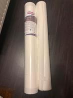 2 Rollen Schildersvlies behang 45 g/m² 50m, Ophalen, 75 m² of meer, Wit, Glasweefsel