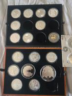 Zilveren Munten Collectie - Herdenkingsmunten & Specials, Postzegels en Munten, Edelmetalen en Baren, Ophalen of Verzenden, Zilver