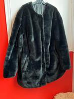 Zwarte faux fur jas maat 50, Kleding | Dames, Jassen | Winter, Ophalen of Verzenden, Zo goed als nieuw, Maat 46/48 (XL) of groter