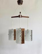 Vintage Scandinavisch hanglamp, Ophalen of Verzenden, Zo goed als nieuw, Glas, Minder dan 50 cm