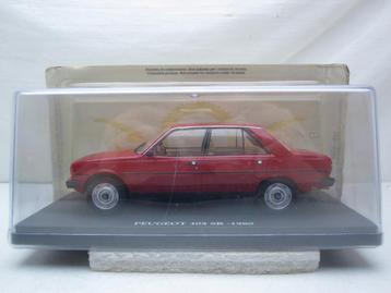Peugeot 305 SR sedan 1980 1:24 Atlas beschikbaar voor biedingen