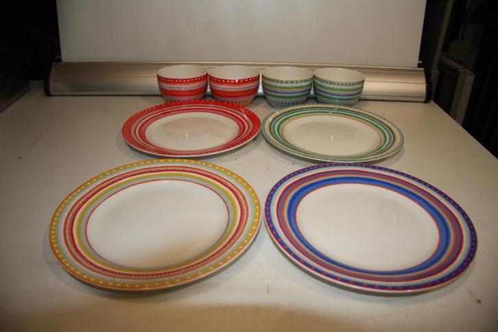 oilily serviesdelen gebruikt enkele chipjes (244), Antiek en Kunst, Antiek | Servies los, Ophalen of Verzenden