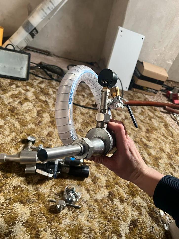 Isolatie Parel Spuitmachine, Doe-het-zelf en Verbouw, Isolatie en Afdichting, Zo goed als nieuw, Vloerisolatie, Muurisolatie, Dakisolatie