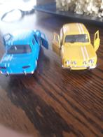Renault 8 Gordini 1/32 Welly geel/ blauw, Ophalen of Verzenden, Zo goed als nieuw, Auto, Overige merken