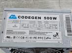 Codegen 500w max voeding psu power supply 400x, Computers en Software, Interne voedingen, Ophalen of Verzenden, Gebruikt