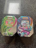 2 tins pokemon, Hobby en Vrije tijd, Ophalen of Verzenden, Nieuw