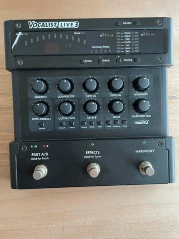 Digitech Vocalist Live 3 Harmonizer defect beschikbaar voor biedingen
