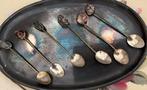 Set vintage lepeltjes met edelstenen, Ophalen of Verzenden, Gebruikt