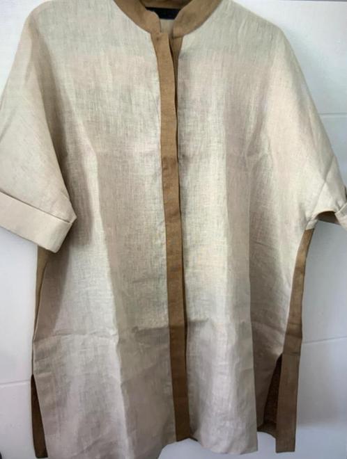 MARINA RINALDI blouse nieuw LINNEN XL, Kleding | Dames, Grote Maten, Nieuw, Blouse of Tuniek, Overige kleuren, Verzenden