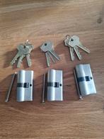 3x Dom plura SKG2 cilinders * gelijksluitend * 30/30, Ophalen of Verzenden, Nieuw, Koper of Messing, Slot