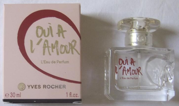 Oui à l'amour l'eau de parfum leeg 30 ml Yves Rocher, Verzamelen, Parfumverzamelingen, Gebruikt, Parfumfles, Ophalen